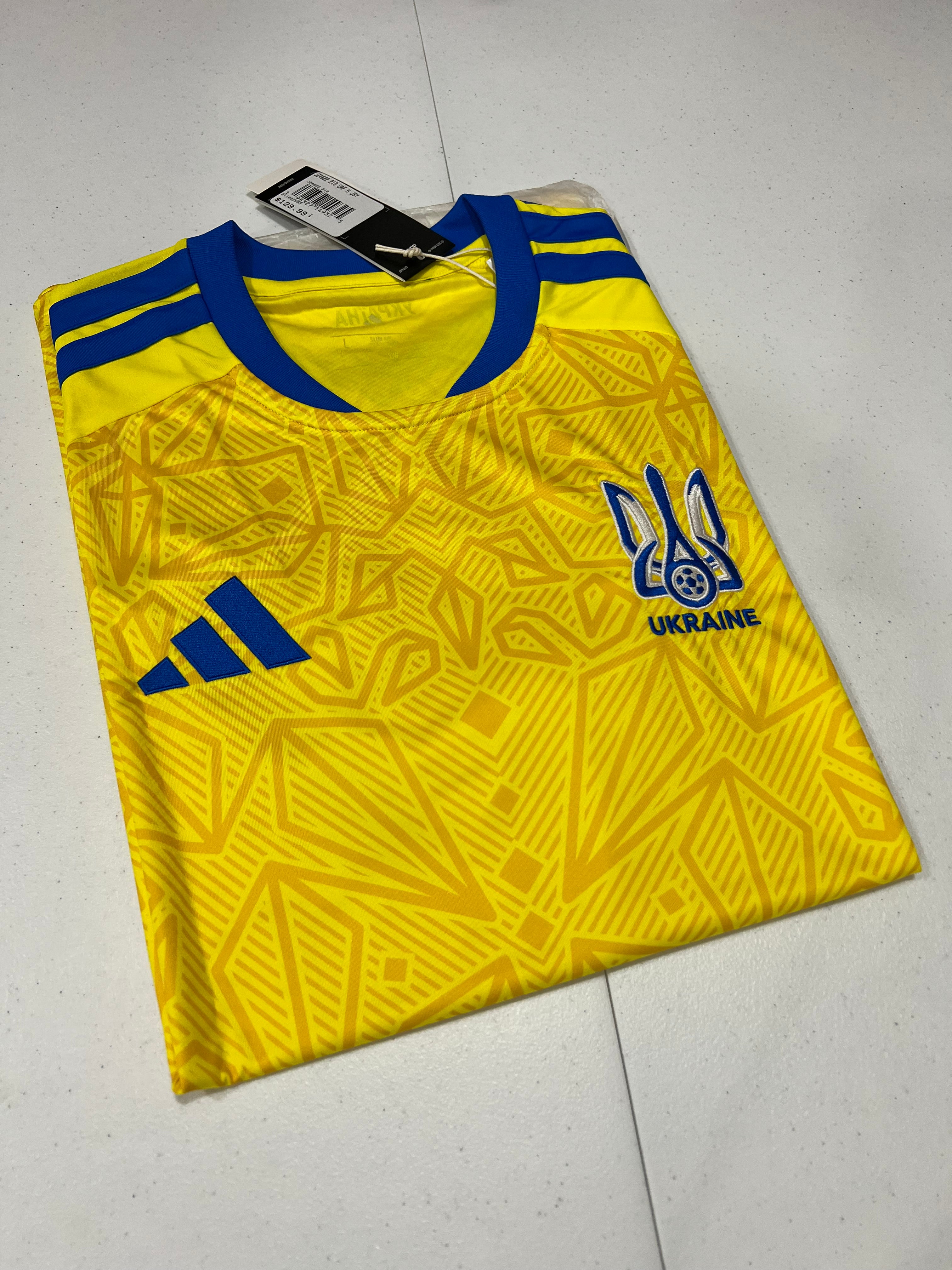 Ukraine Home 2026 World Cup Jersey New with Tags