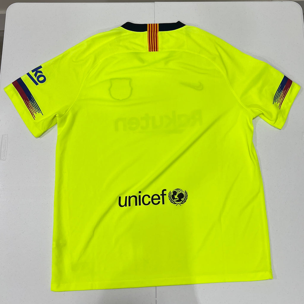 FC Barcelona 2018-2019 Away Jersey, Size XL