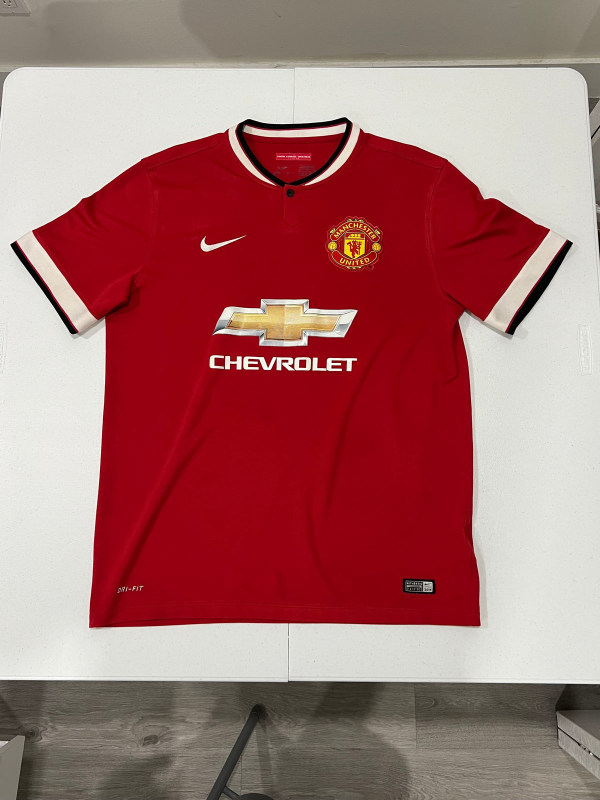Manchester United 2014-15 Wayne Rooney #10 Size Large