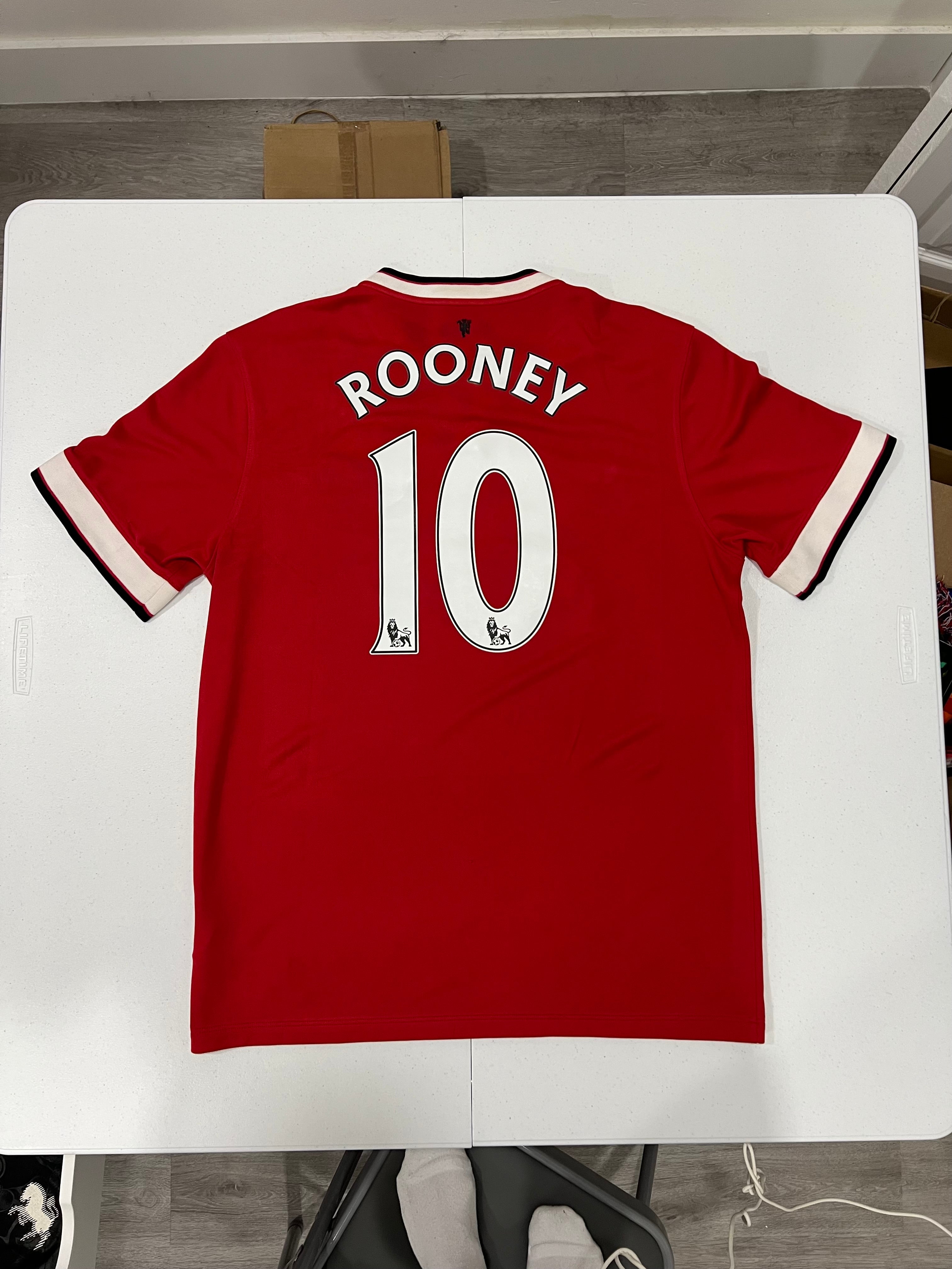 Manchester United 2014-15 Wayne Rooney #10 Size Large