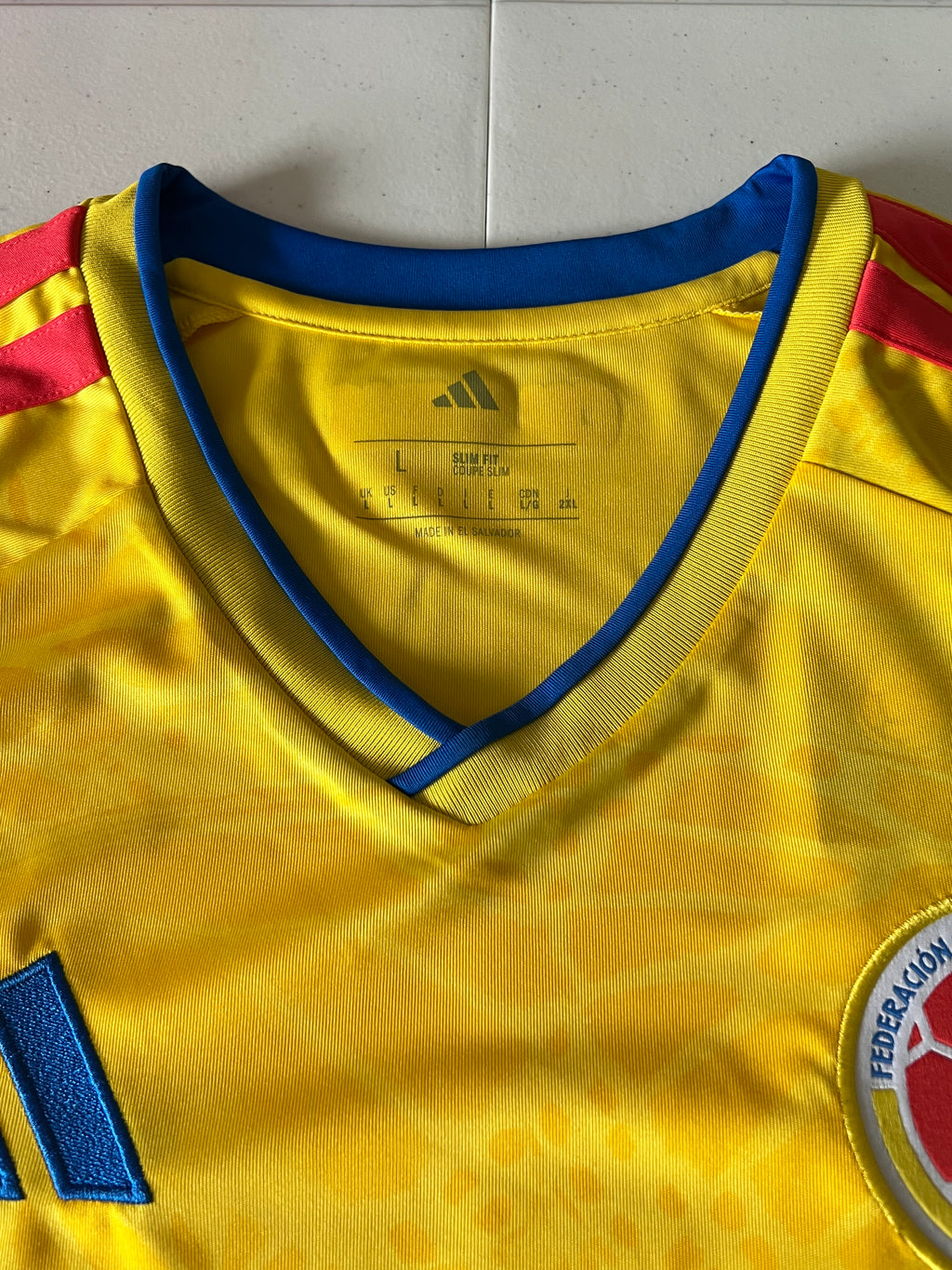 Colombia Home 2026 World Cup Jersey Size Large