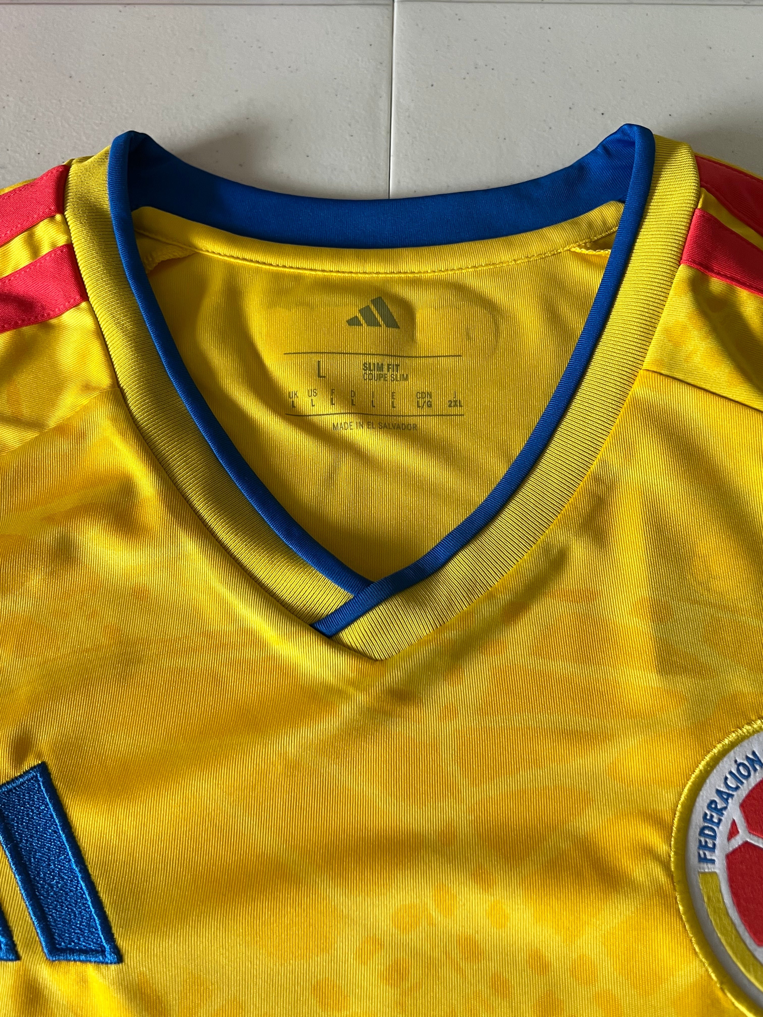 Colombia Home 2026 World Cup Jersey Size Large