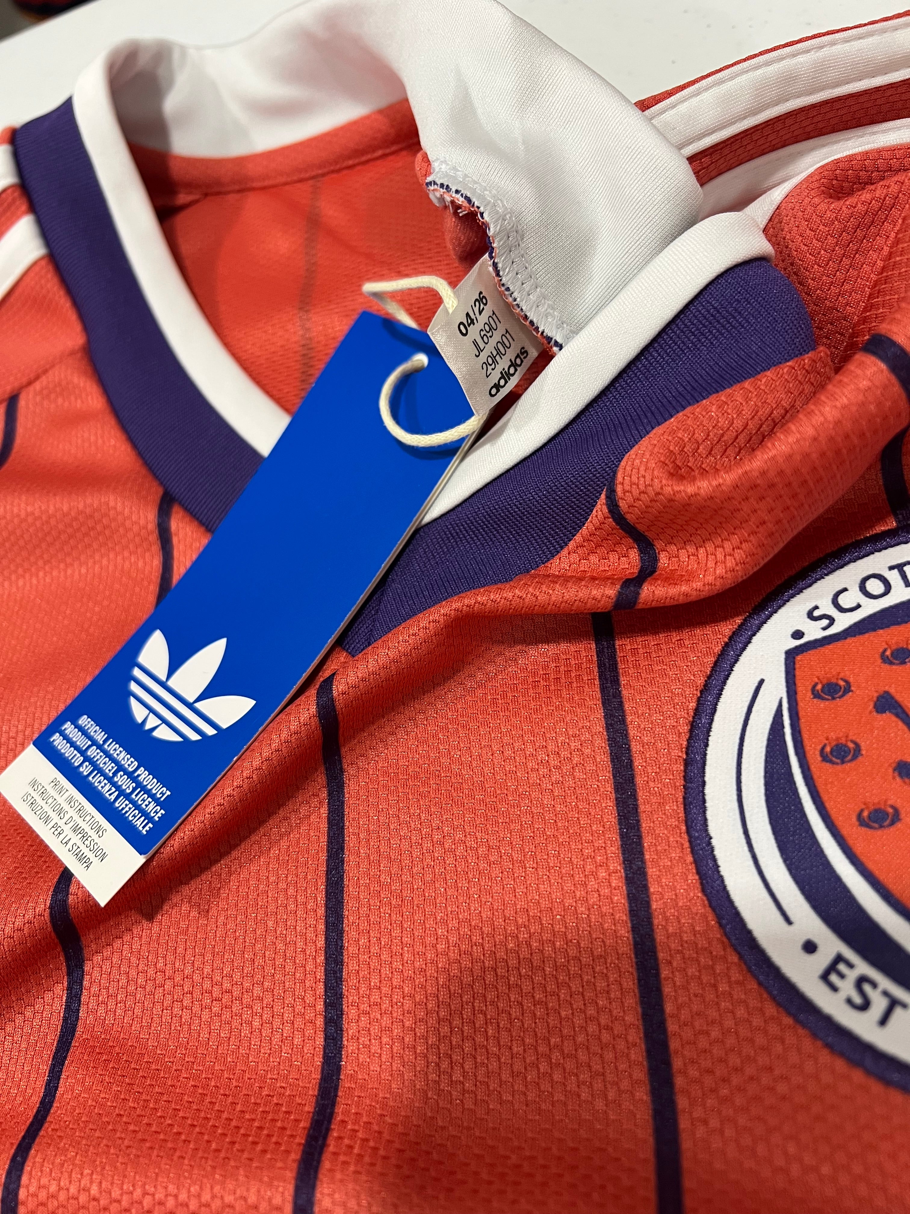 Scotland Away 2026 World Cup Jersey New with Tags