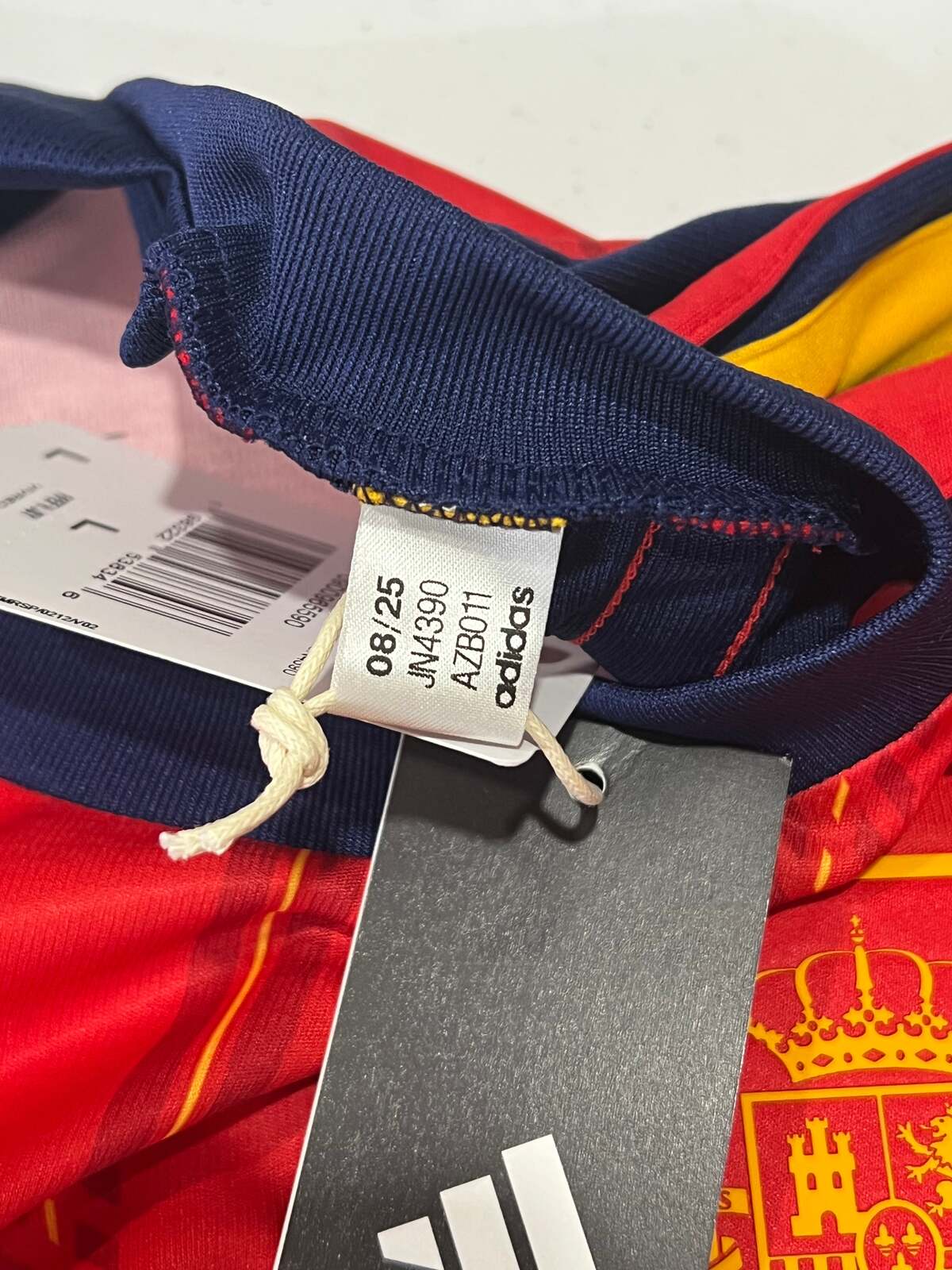 Spain Home 2026 World Cup Jersey Size XL