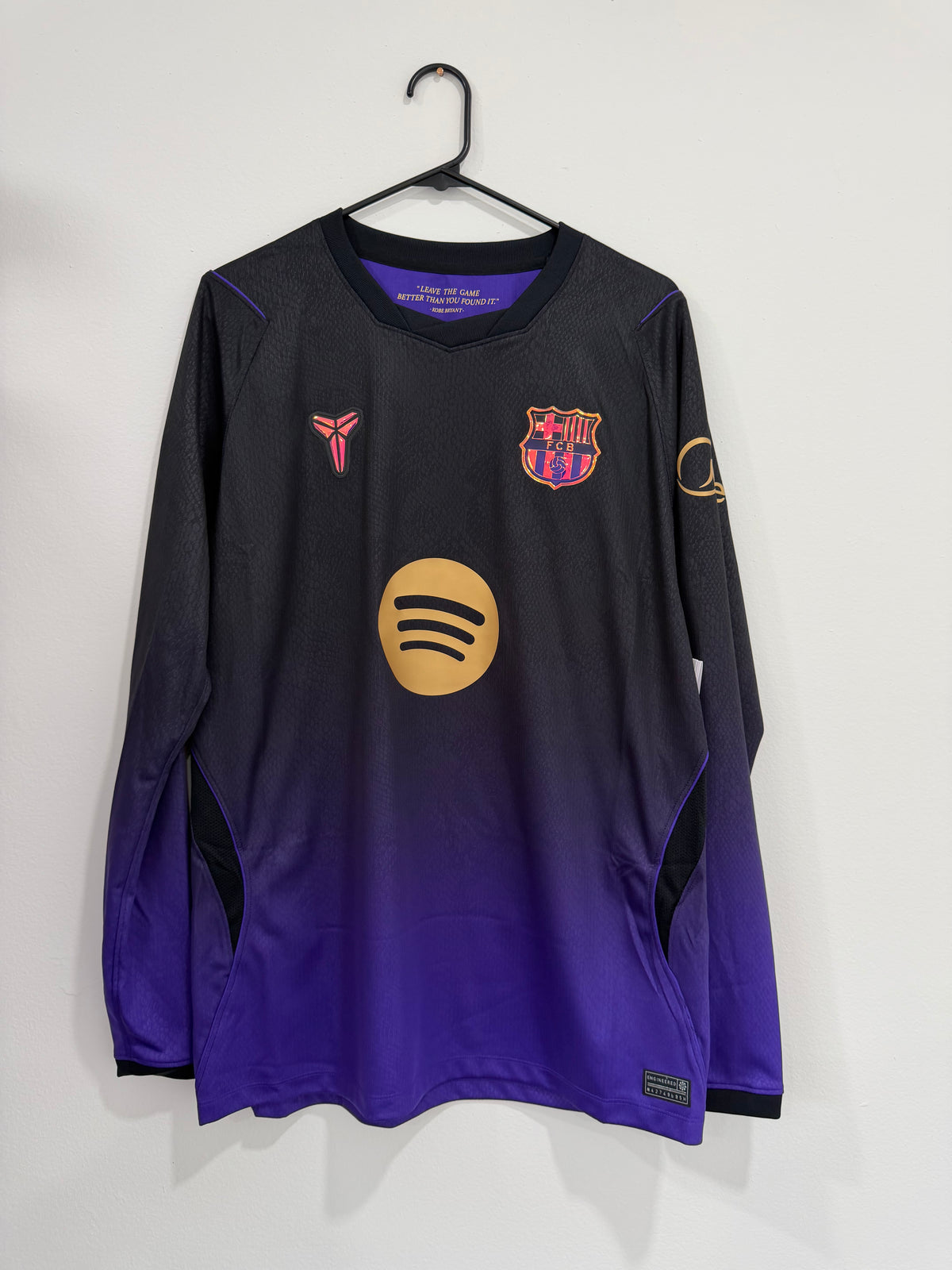 FC Barcelona 2026-27 Away Jersey Size Medium Long Sleeve Authentic BNWT