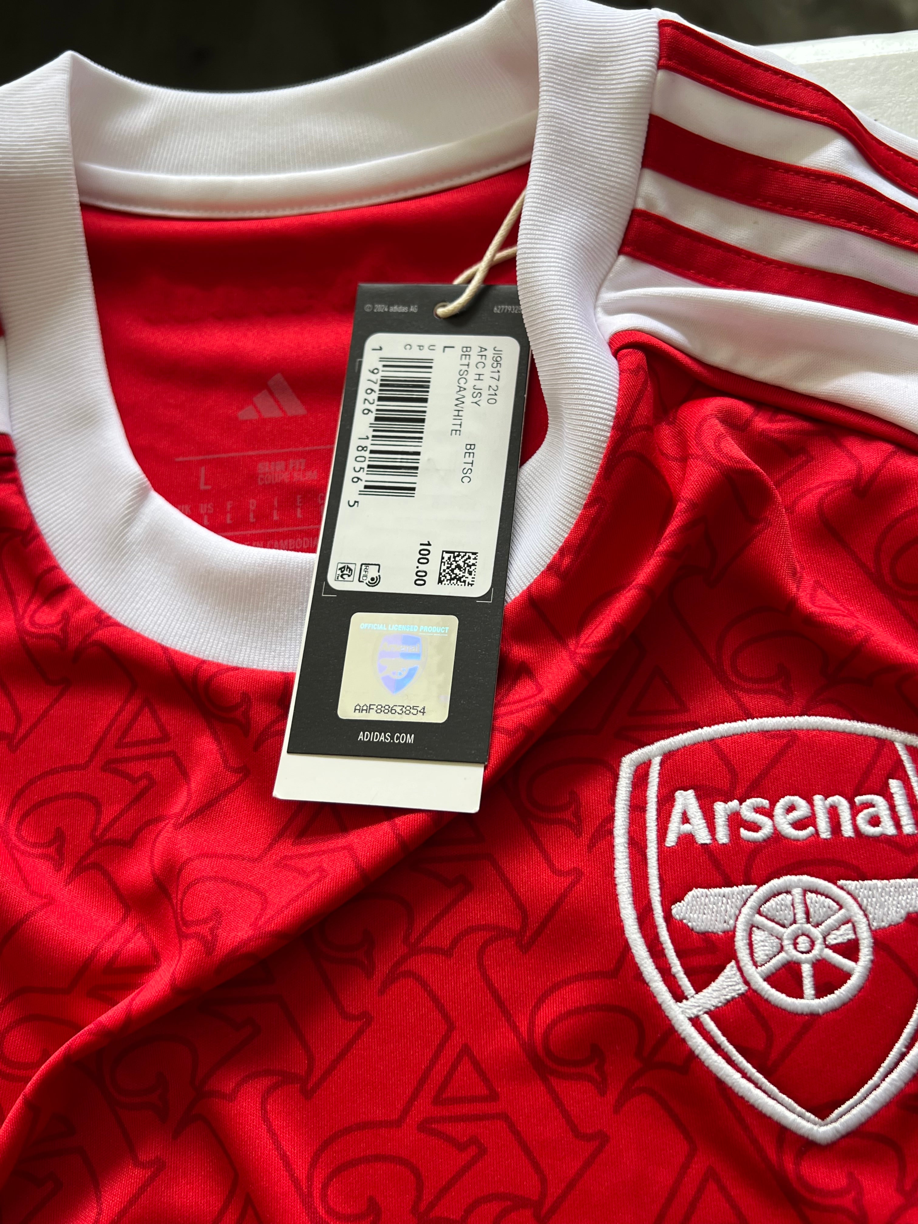 Arsenal Home Jersey 25/26