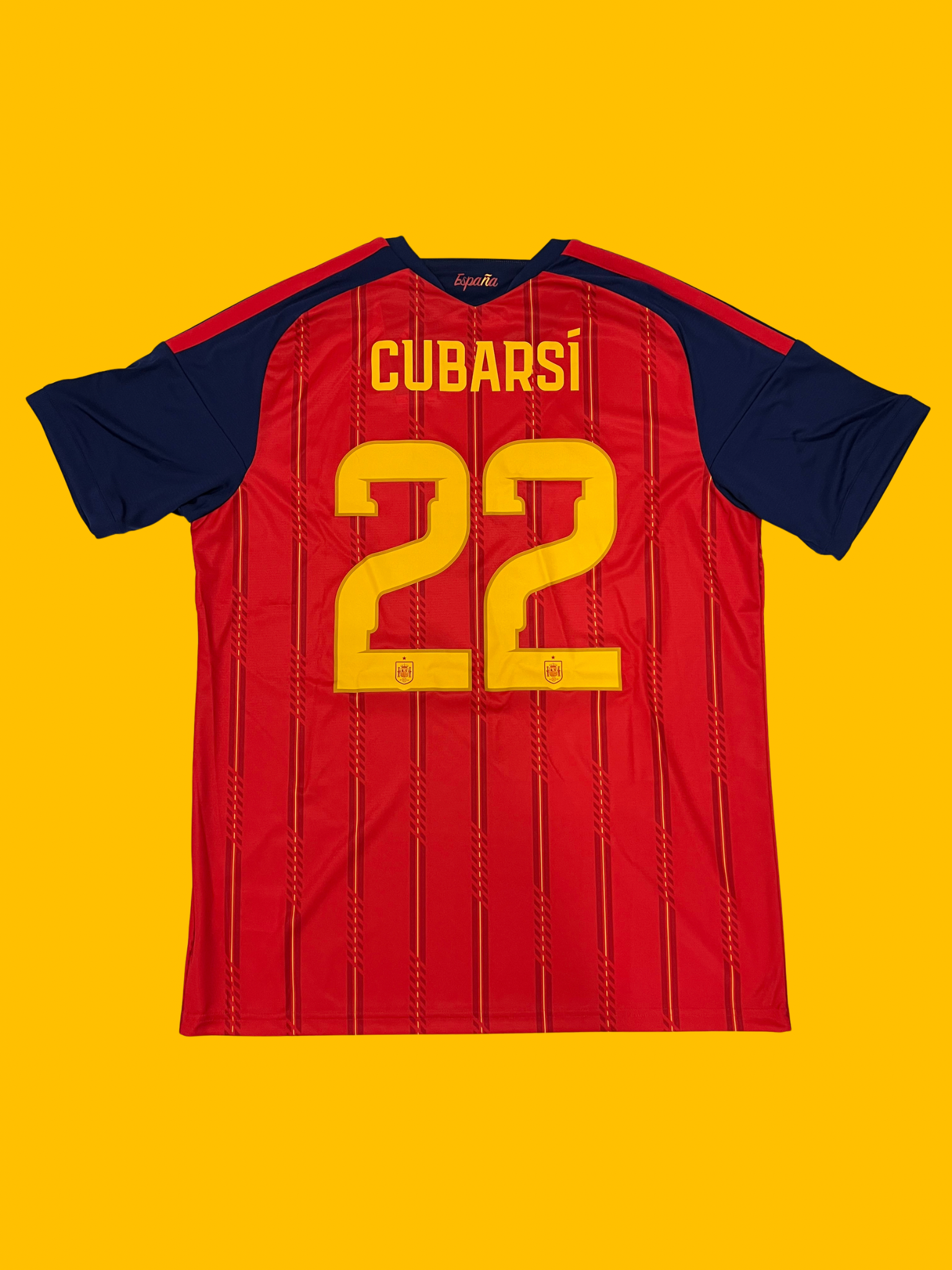 Spain 2026 Home Pau Cubarsi #22 World Cup Jersey Size Large BNWT
