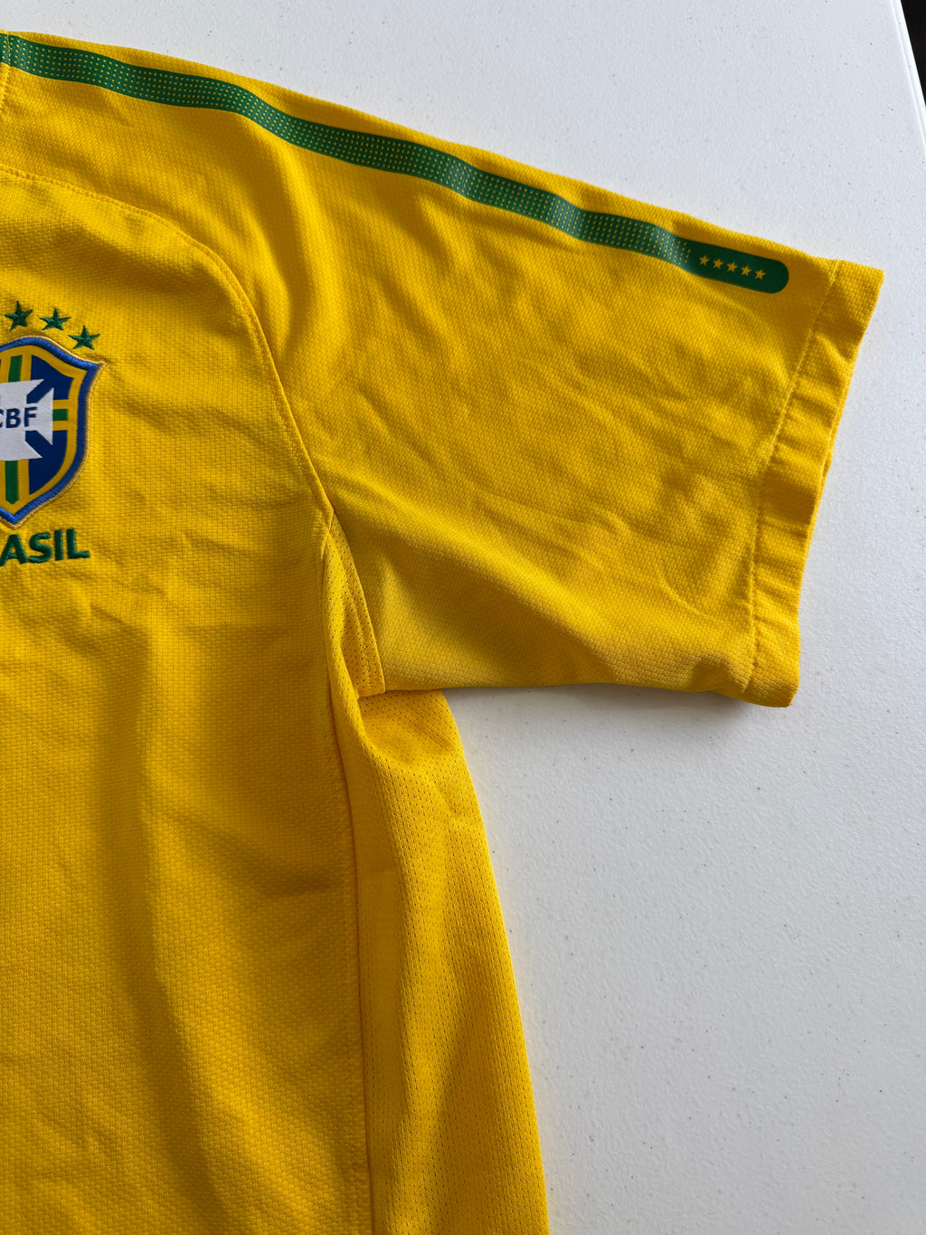 Brazil 2010 Home Jersey #9 Size Medium