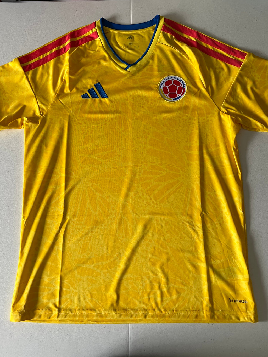 Colombia Home 2026 World Cup Jersey Size Large