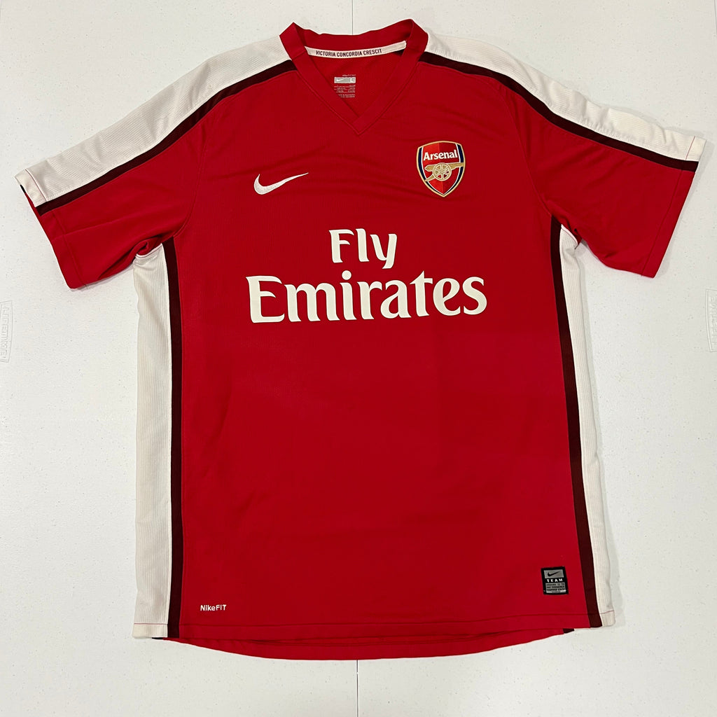 Arsenal 2008-10 Home Fabregas #4 Size Large