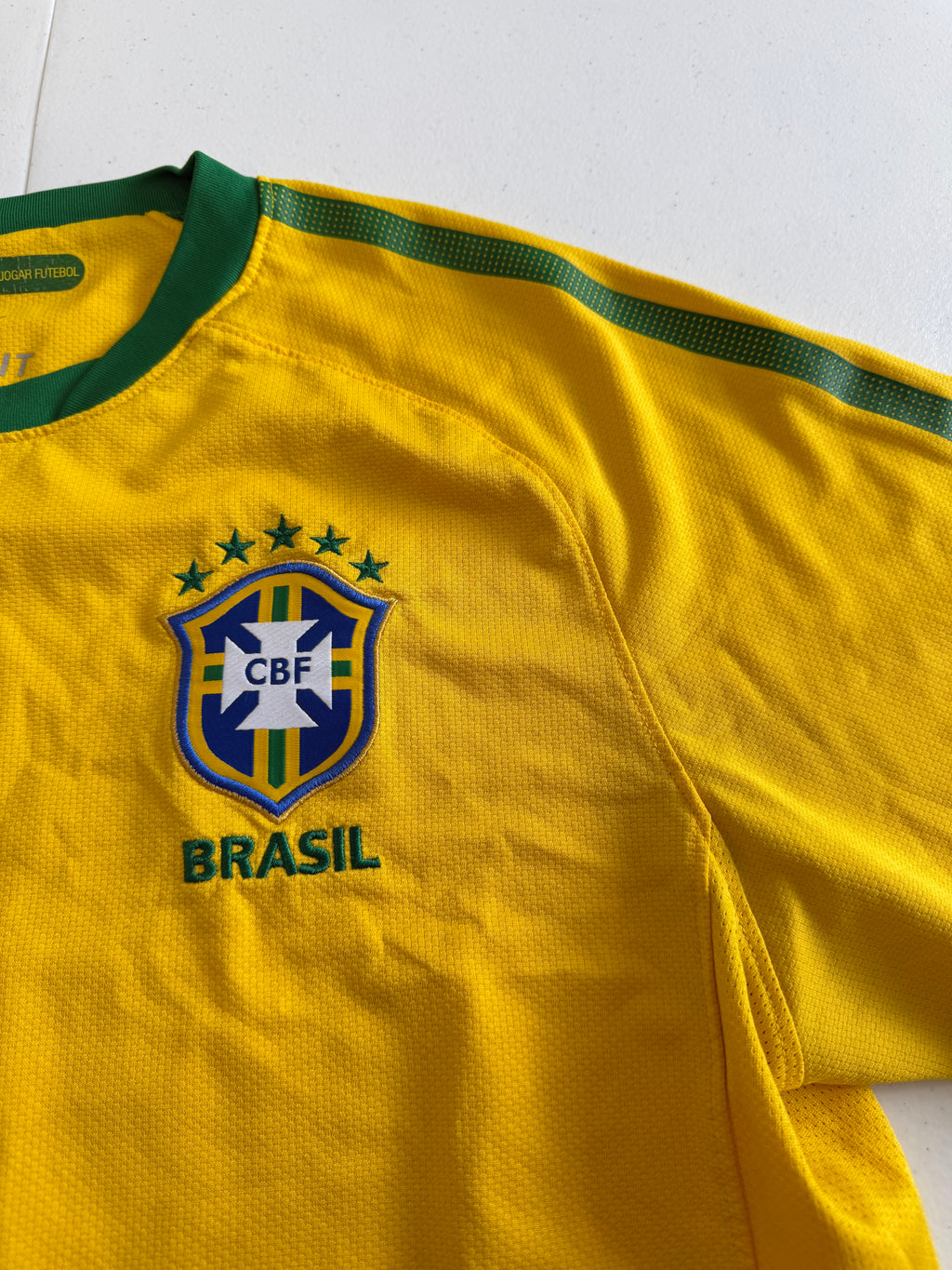 Brazil 2010 Home Jersey #9 Size Medium