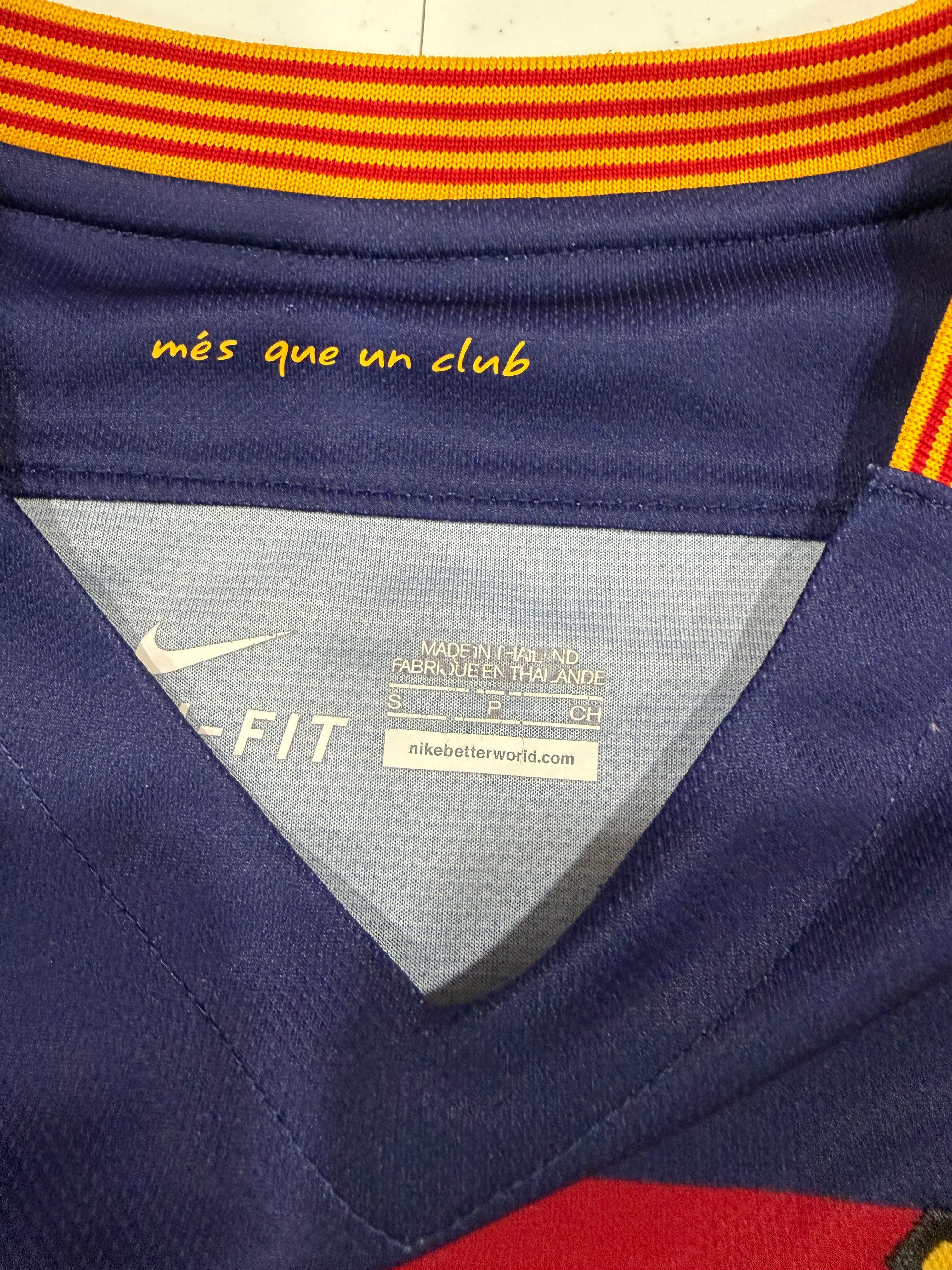 FC Barcelona 2015-16 Messi #10 Home Jersey Size Small