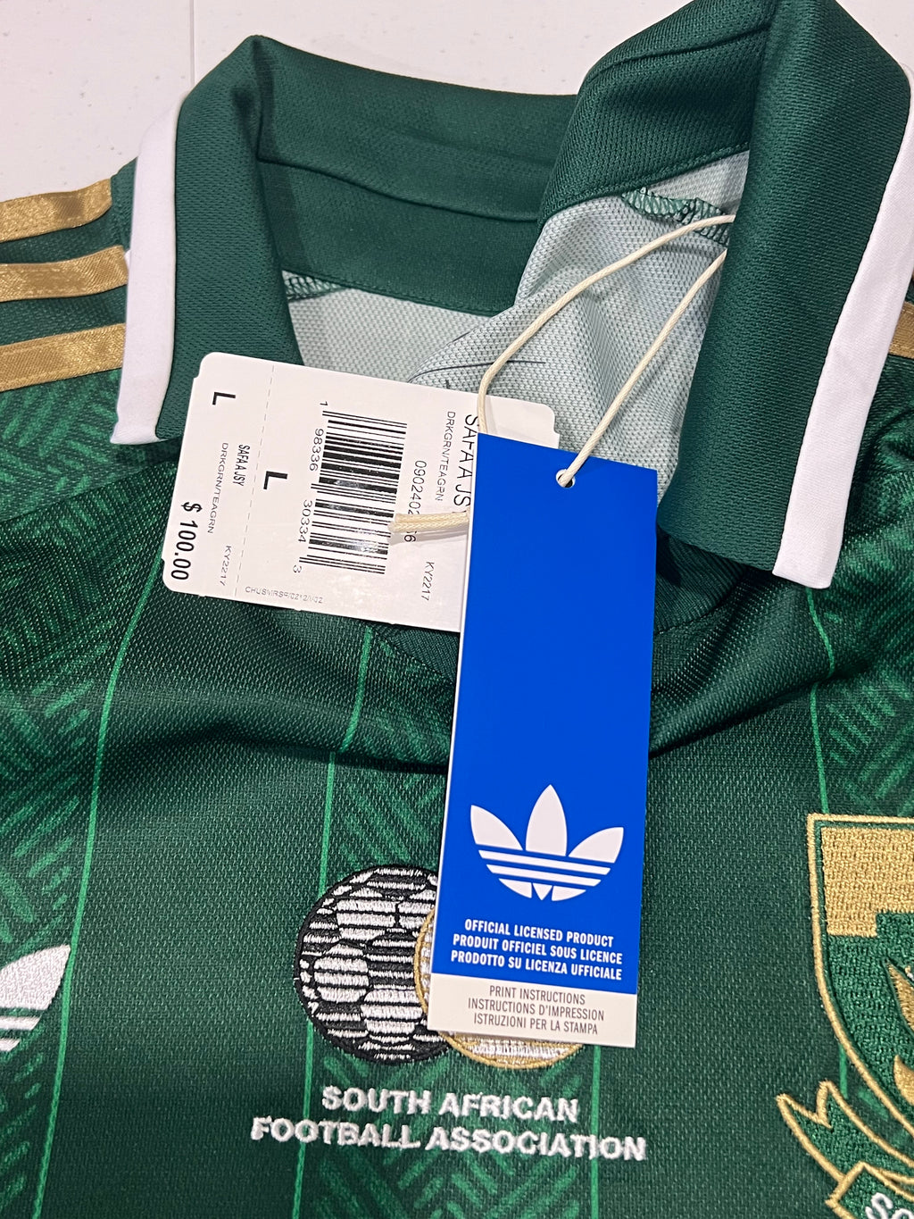 South Africa Home 2026 World Cup Jersey Size Large