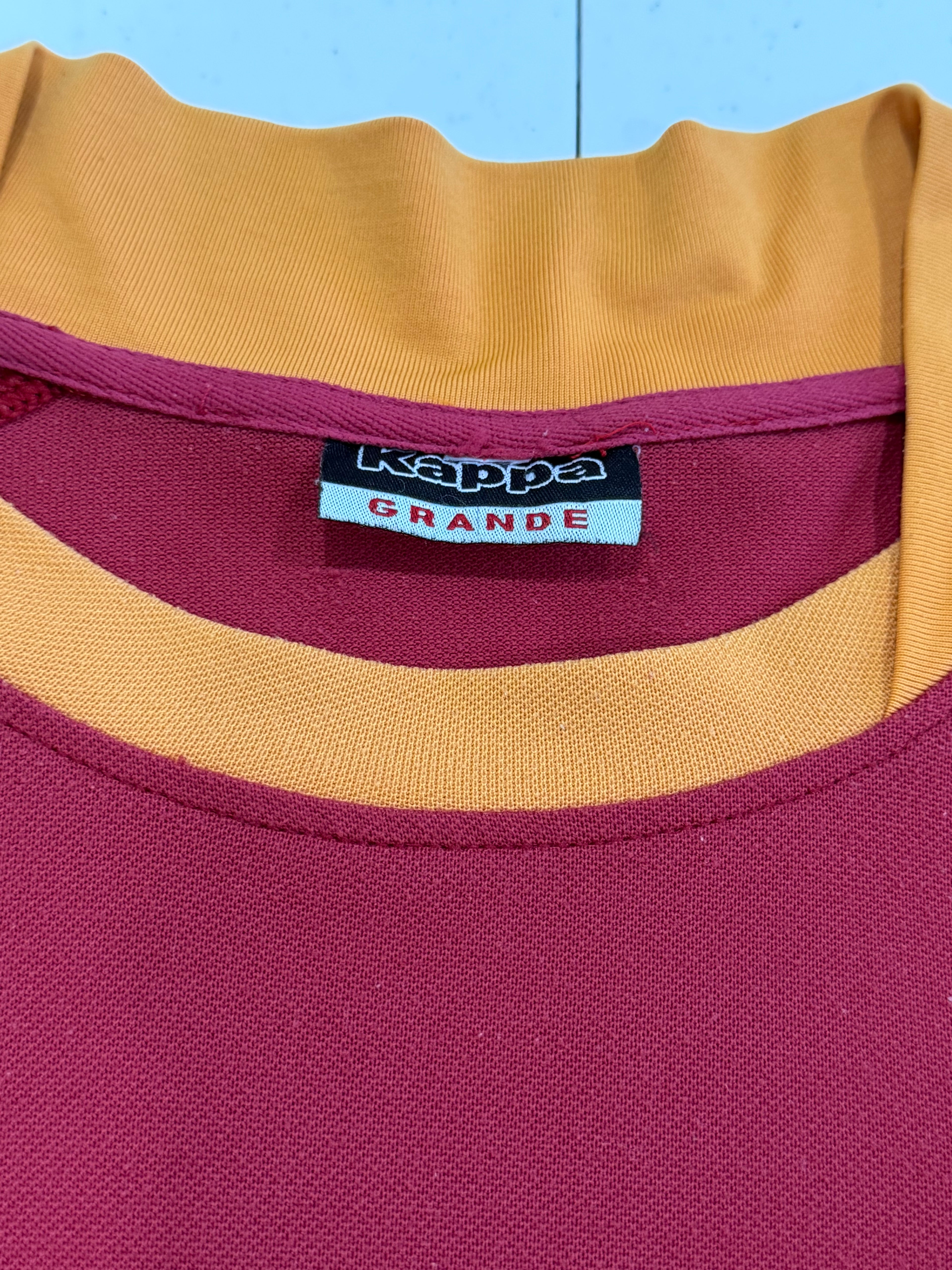 AS Roma 2002-03 Home Long Sleeve Size Large