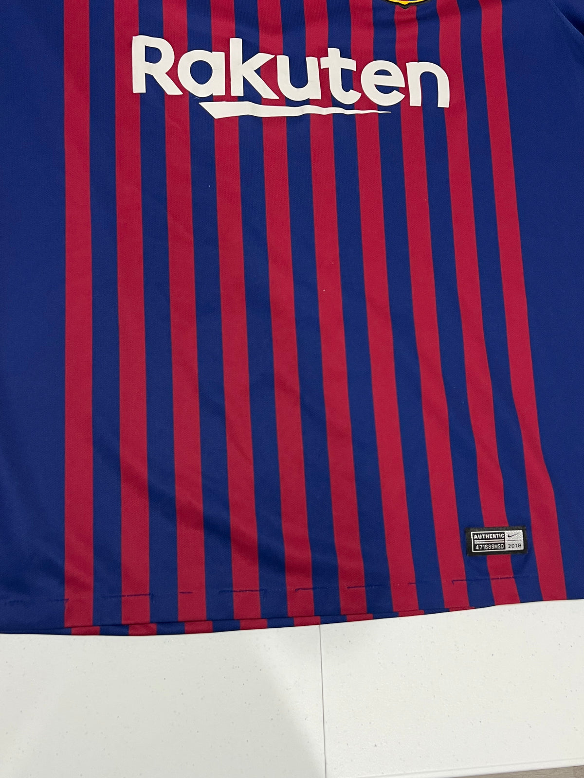 Barcelona 2018-19 Home Jersey Size XL