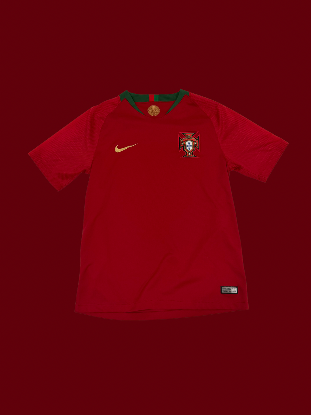 Portugal 2018-2019 Home Jersey Size Medium