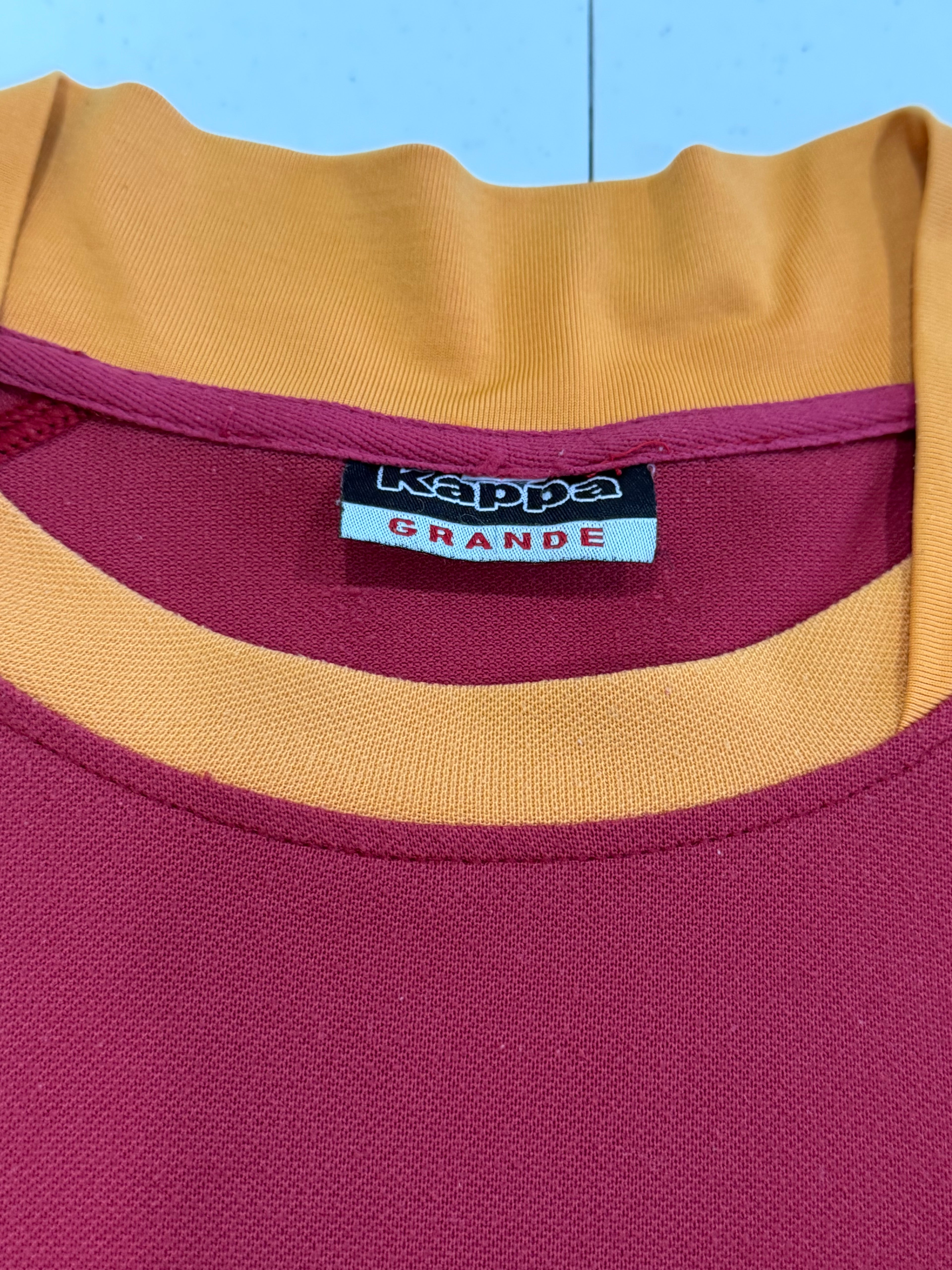 AS Roma 2002-03 Home Long Sleeve Size Large