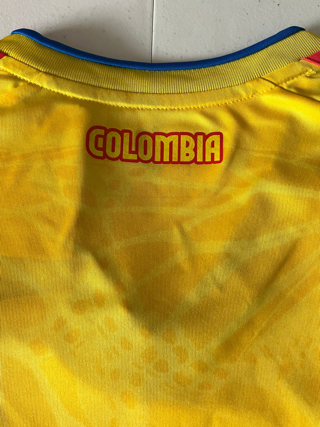 Colombia Home 2026 World Cup Jersey Size Large