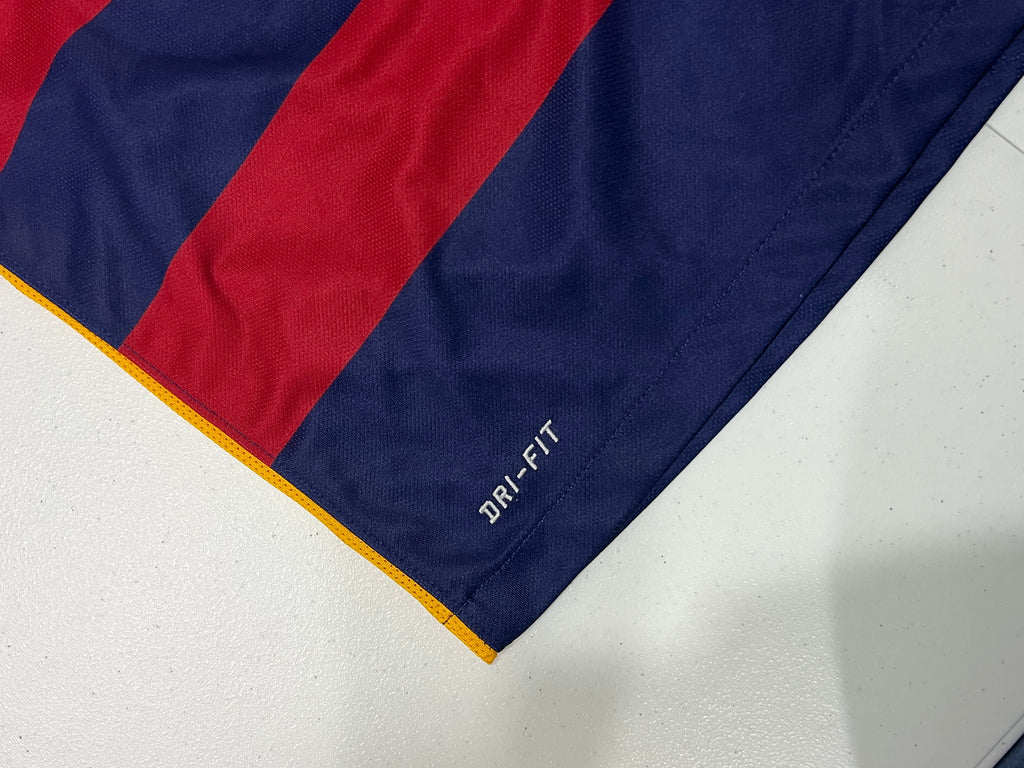 FC Barcelona 2015-2016 Suarez #9 Home Jersey Size Small