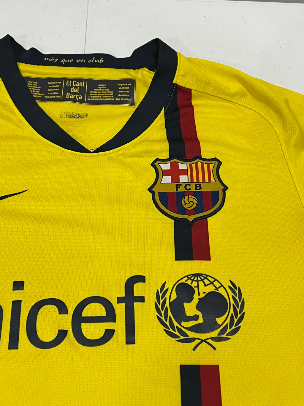 FC Barcelona 2008-2009 Away Jersey, Size Small