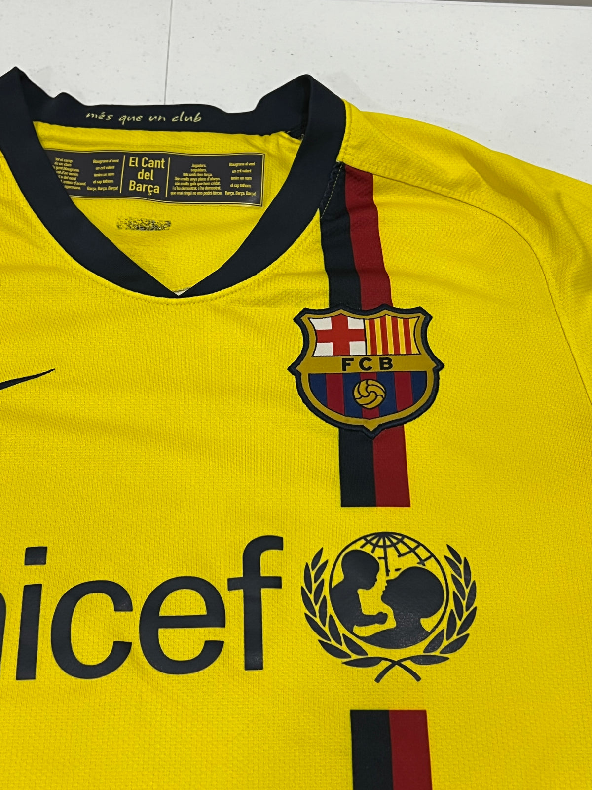 FC Barcelona 2008-2009 Away Jersey, Size Small