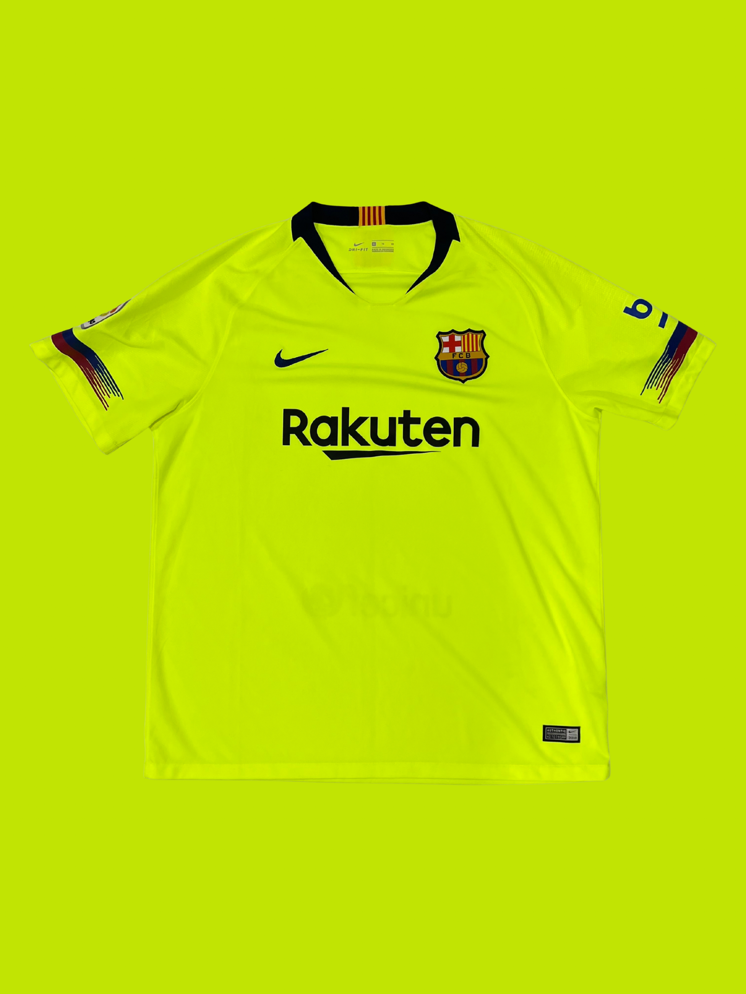 FC Barcelona 2018-19 Away Jersey Size XL