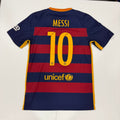 FC Barcelona 2015-16 Messi #10 Home Jersey Size Small