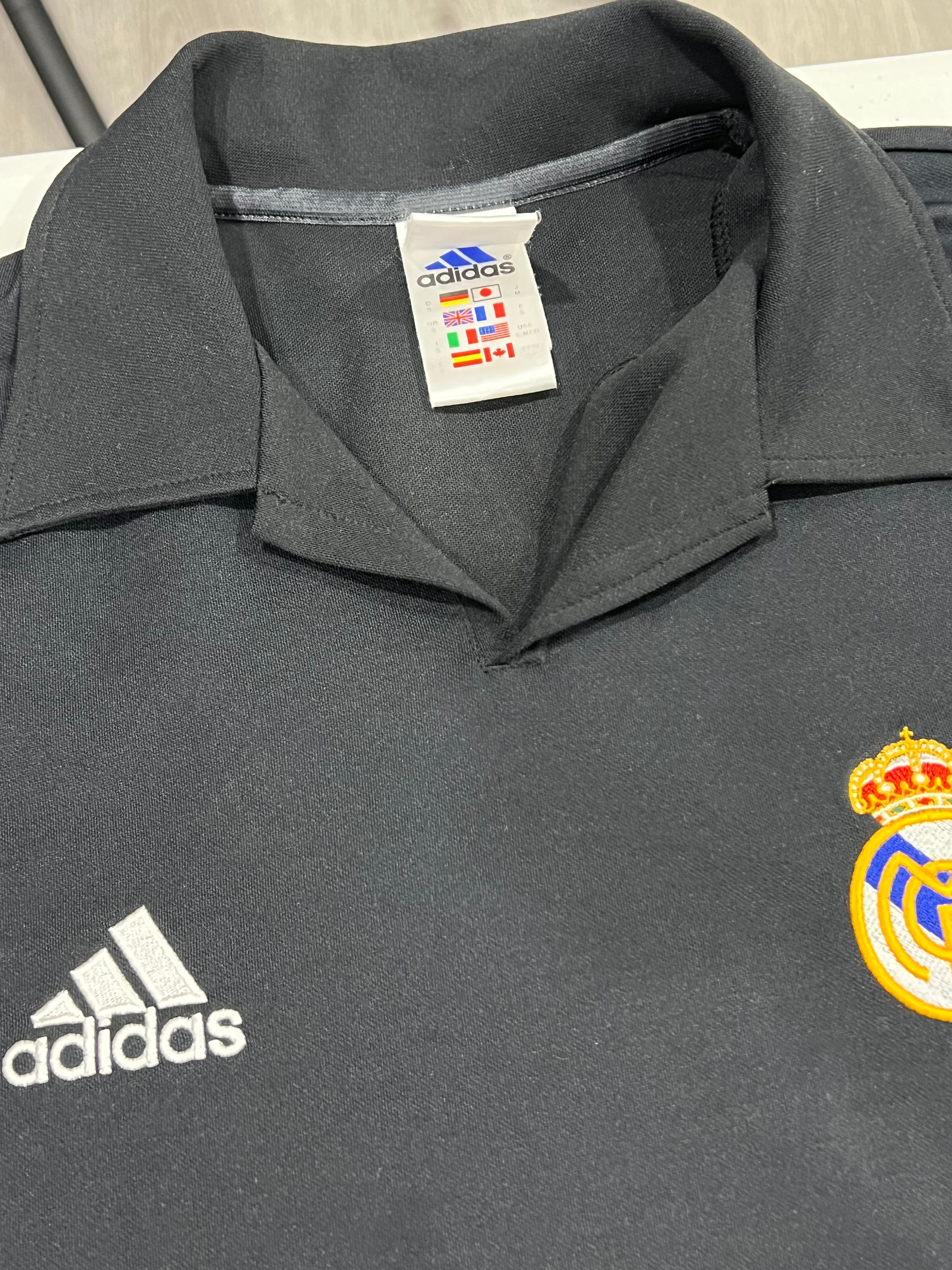 Zidane Real Madrid 2002/03 Centenary Retro Jersey Size Small Sponsor Less