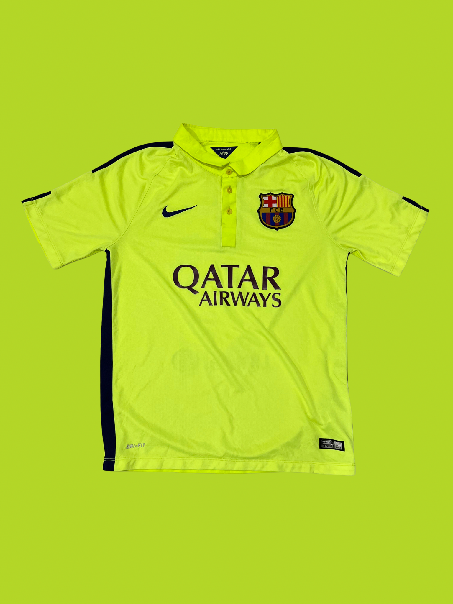 FC Barcelona Third 2014-2015 Jersey, Size Medium