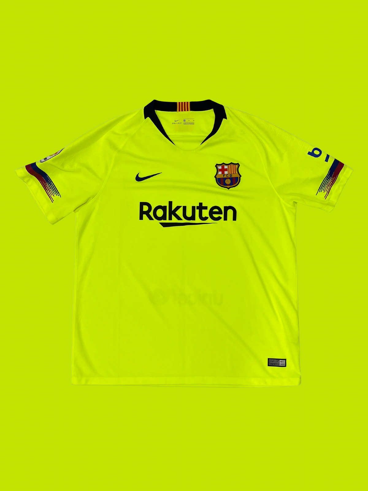 FC Barcelona 2018-2019 Away Jersey, Size XL