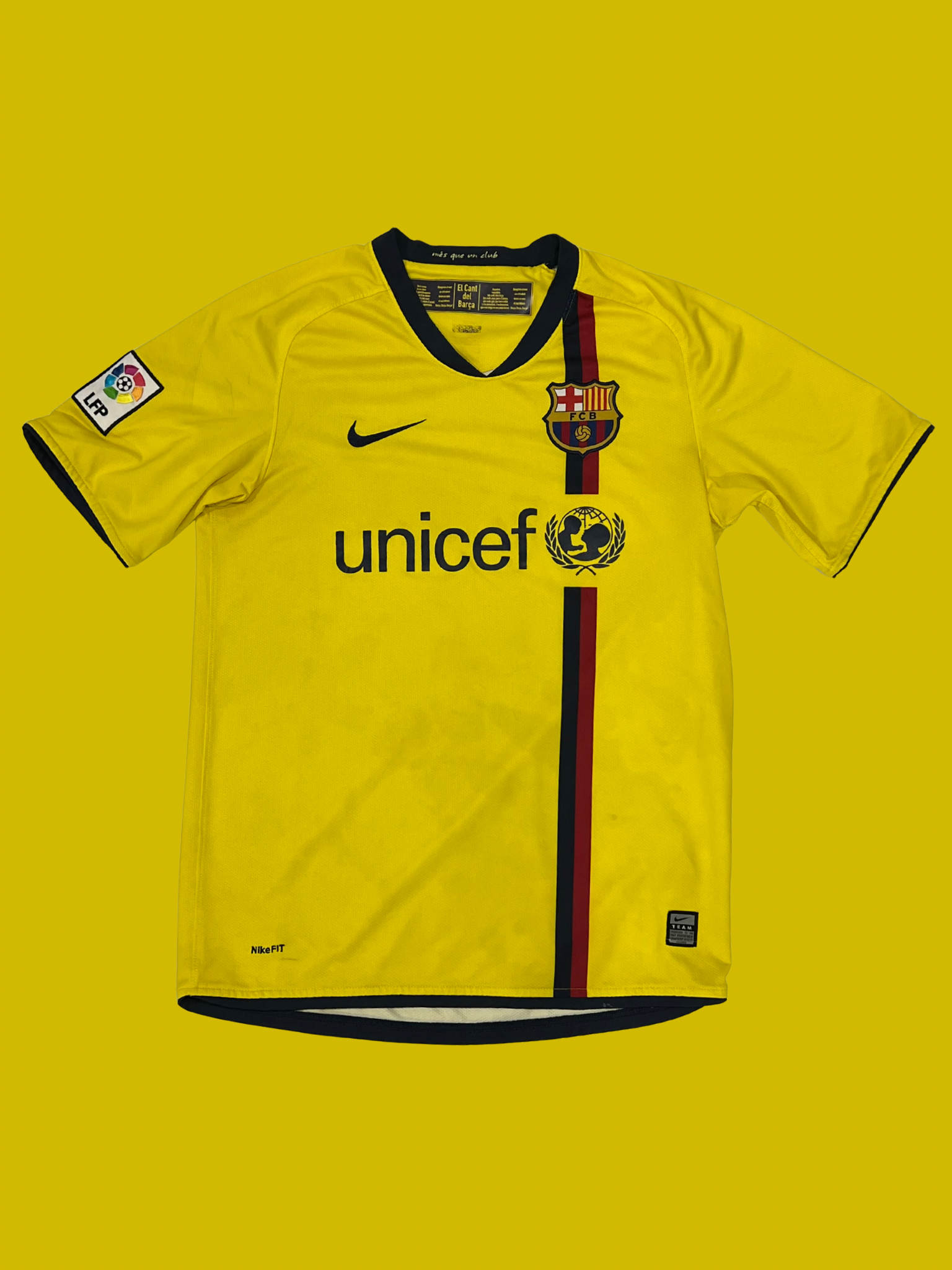 FC Barcelona 2008-2009 Away Jersey, Size Small