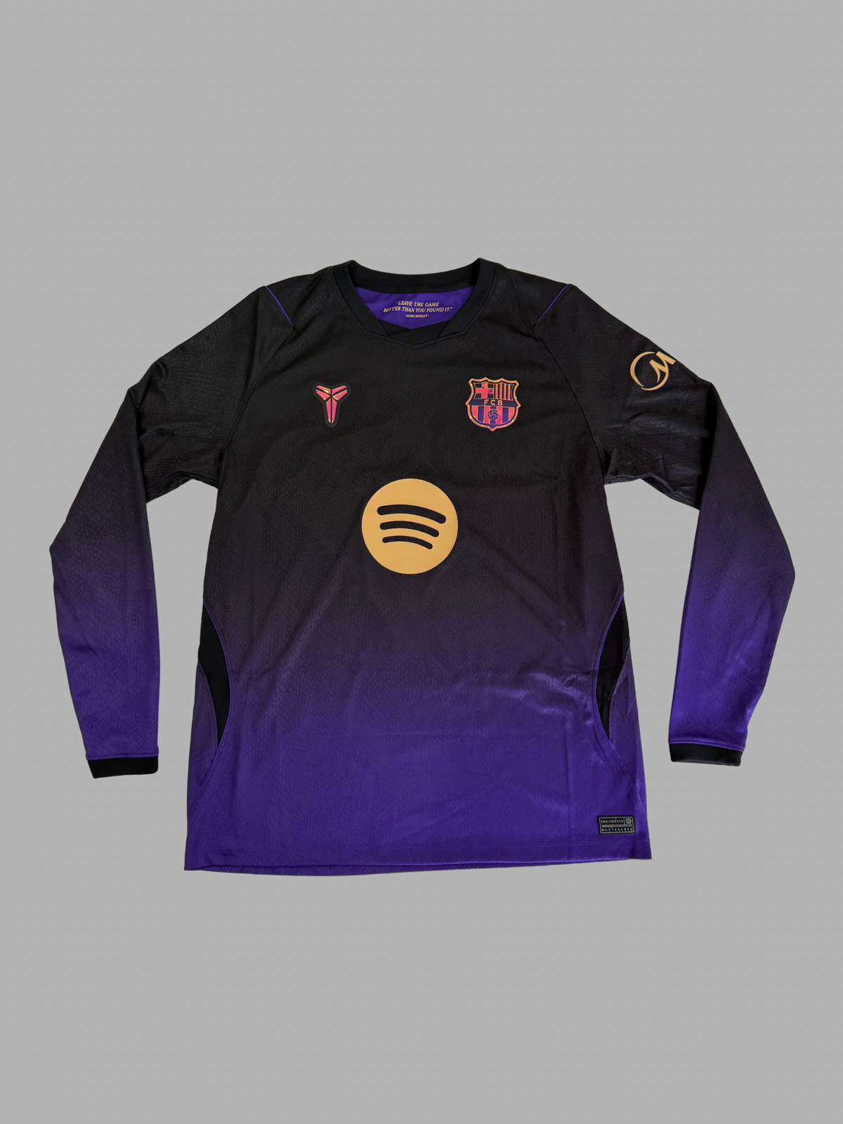 FC Barcelona 2026-27 Away Jersey Size Medium Long Sleeve Authentic BNWT