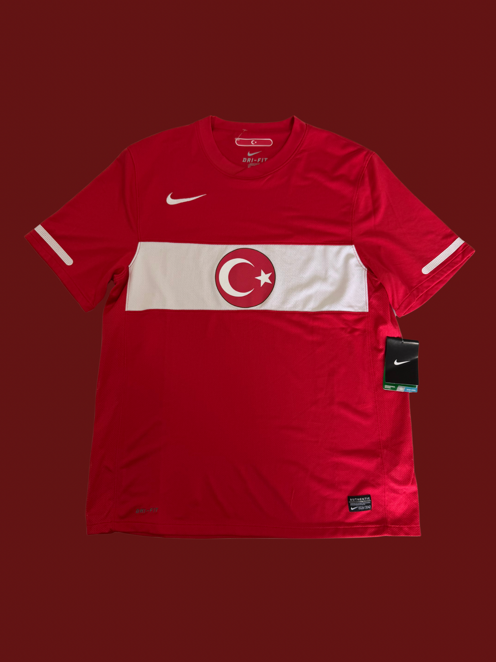 Turkey 2010 Home Jersey Size Medium Vintage Soccer BNWT
